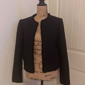 Clavin Klein black shimmery tweed blazer